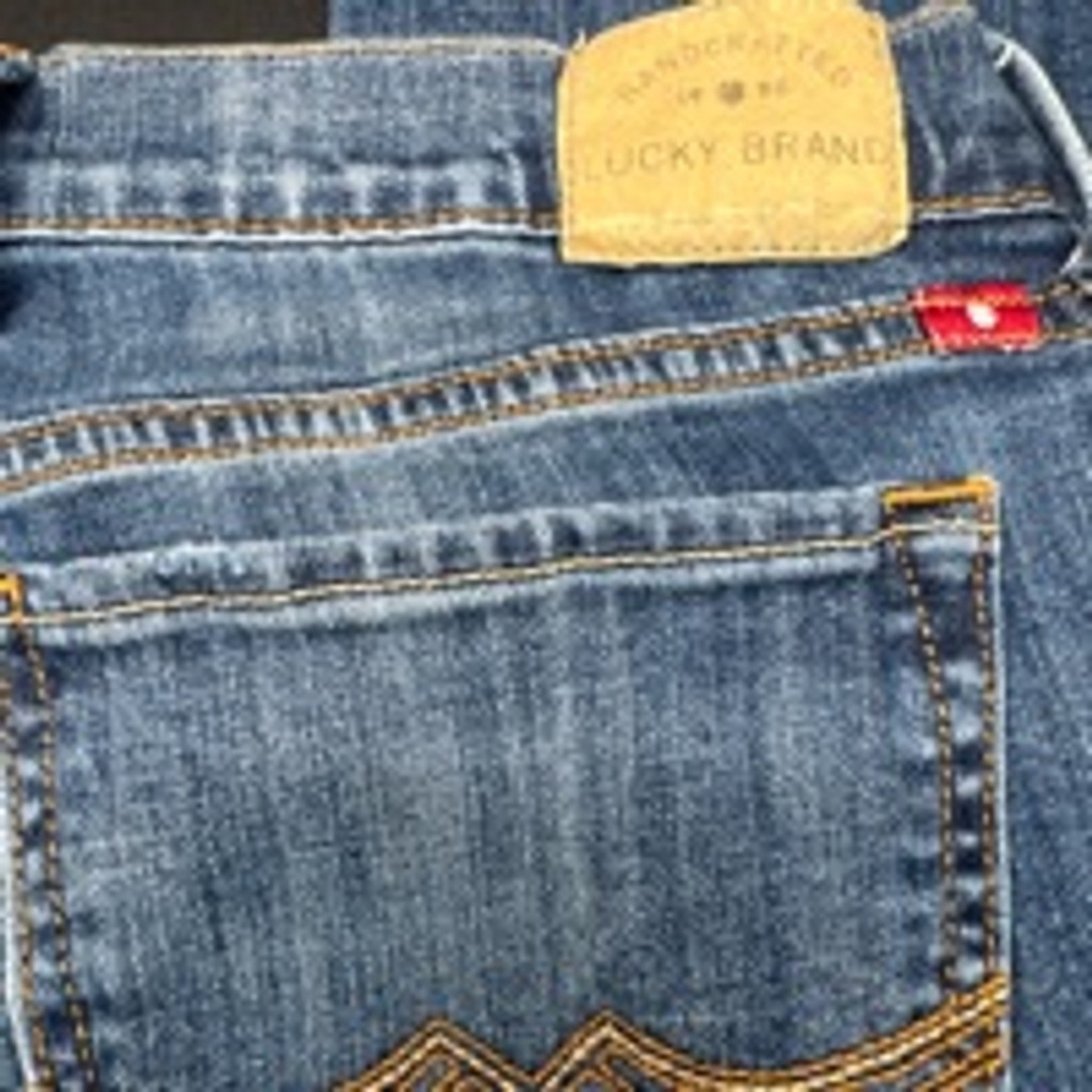 Women's LUCKY BRAND Sweet N Low Jeans Size 28 Blue Denim - Picture 5 of 5